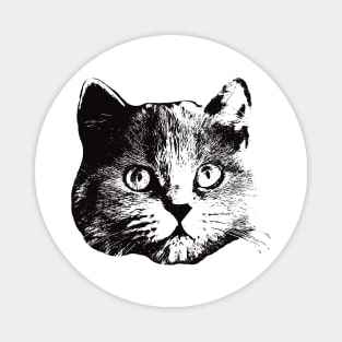 British Longhair gift for British Longhair Cat Owners Magnet